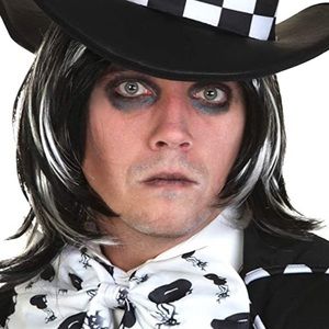 Wig for Dark Mad Hatter Costume